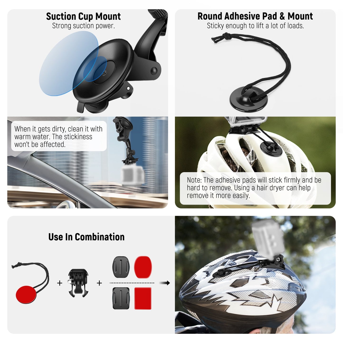 NEEWER 50 in 1 Action Camera Accessory Kit