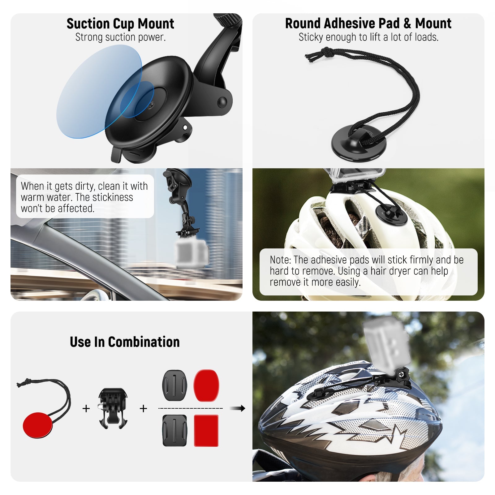 NEEWER 50 in 1 Action Camera Accessory Kit