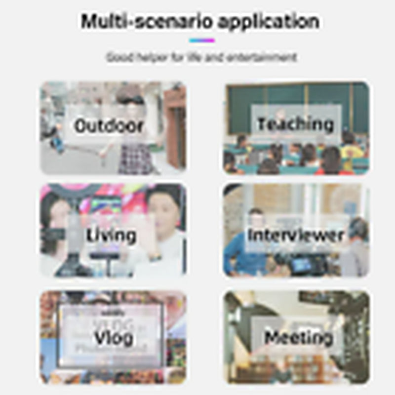 Lavalier Microphone Wireless Audio Video Recording Mini Mic for Android/Iphone